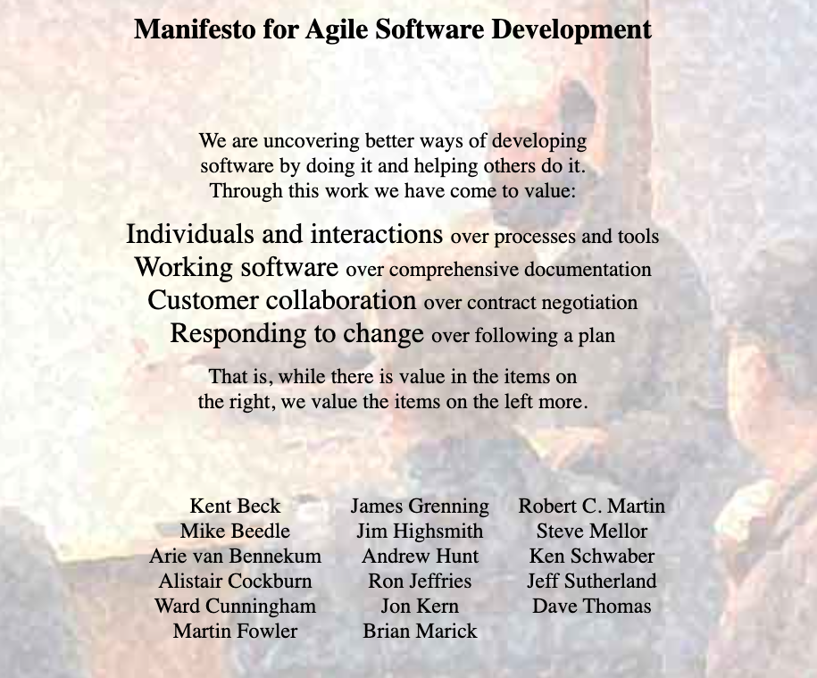 Agile Manifesto