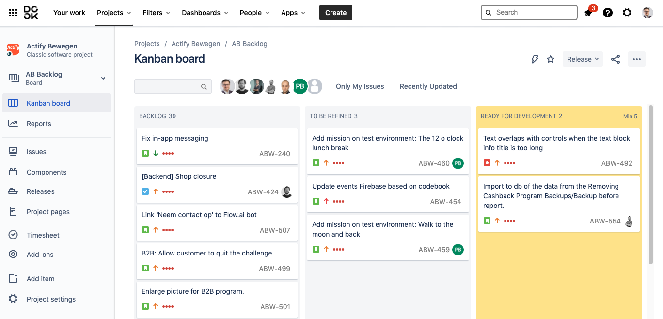 Kanban Project Management Board