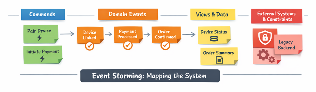 Discovery Workshop Event Storming System Mapping